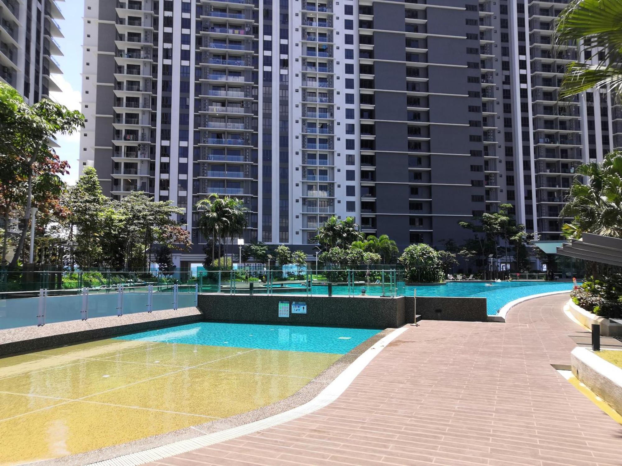 Kl View Near Desa Park Mont Kiara 8-9pax 中文房东 Pangsapuri Kuala Lumpur